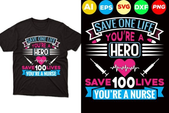 Graphics & Print Templates: Save One Life, Youβre a Hero. Save 100 L