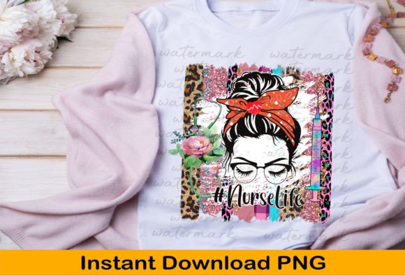 Leopard Nurse Png: Graphics for T-Shirt Designs