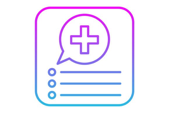 Medical App Icons: Gradient Graphics Review
