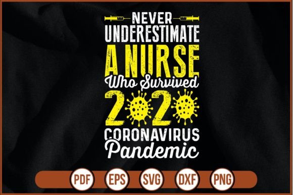 Nurse Coronavirus Graphics & Print Templates