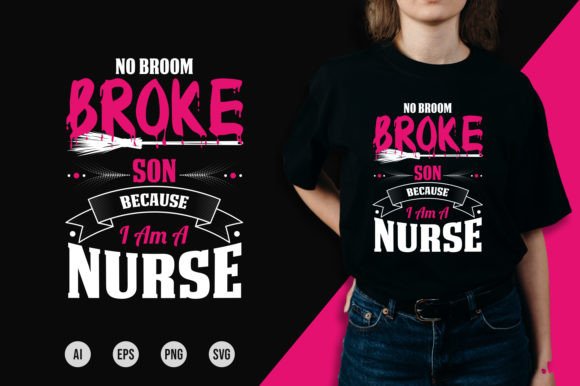 Nurse Halloween Graphics & T-Shirt Designs