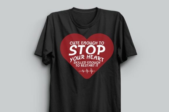 Nurse Lover Shirt Design 5: Graphics for Print Templates