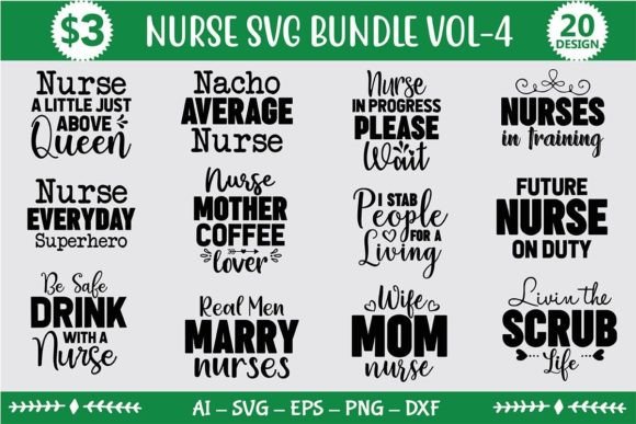 Nurse SVG Bundle Vol-4: A Designer’s Practical Review