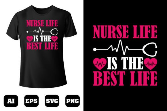 Nurse T-shirt Design 106: Graphics for T-Shirt Designs